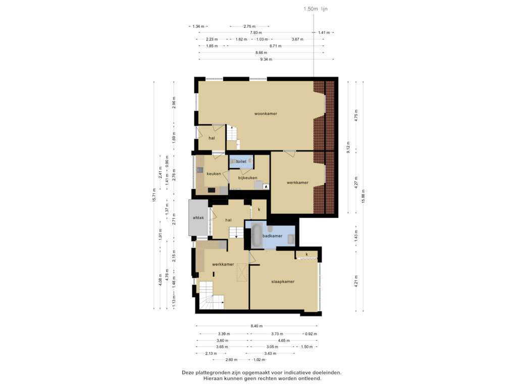 View floorplan of Begane grond of Kerkeinde 61