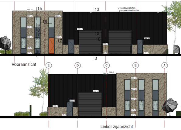 Radmakerstraat 1, Reek