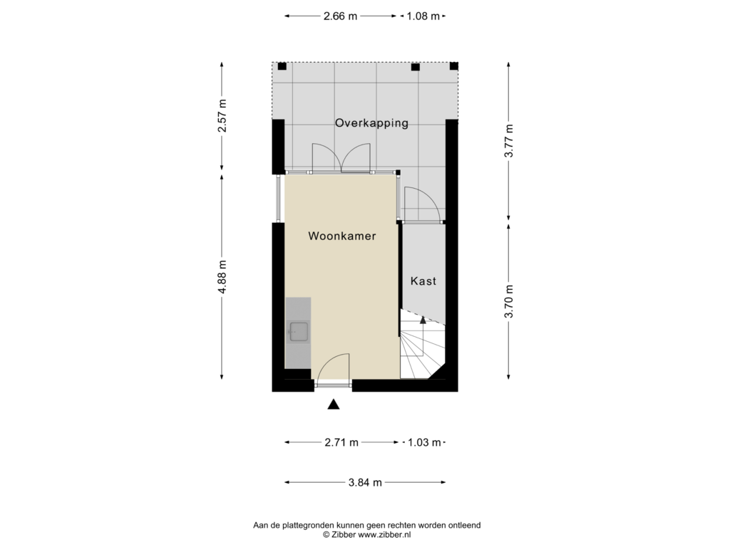 View floorplan of Begane grond of De Eco Punt 10-BD