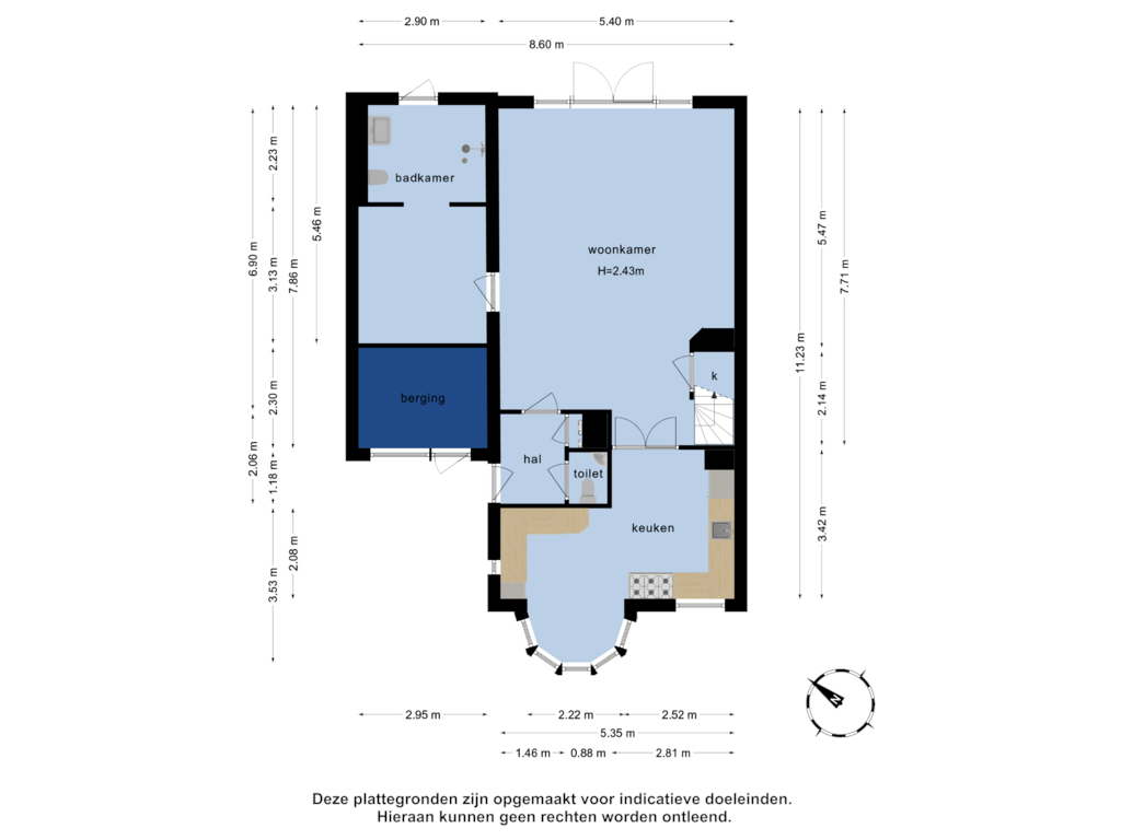 Bekijk plattegrond van Begane grond van Matissehof 7