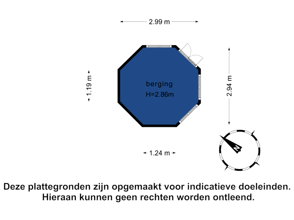 Bekijk plattegrond van Berging van Matissehof 7