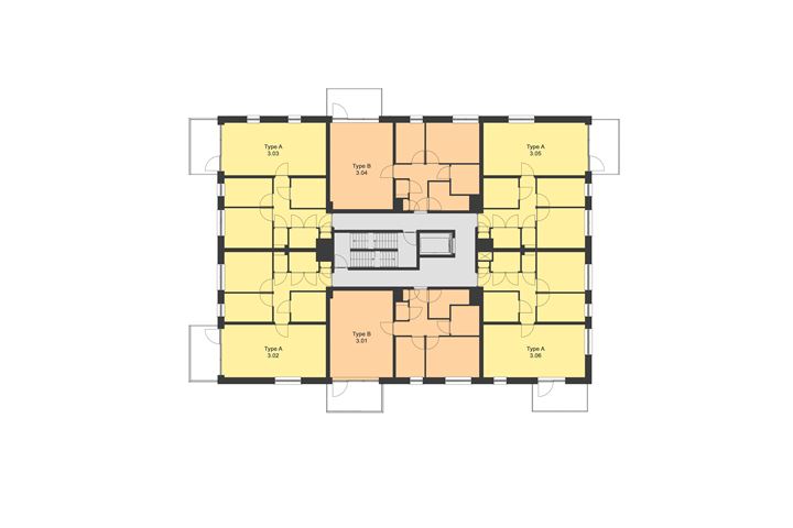 View photo 7 of Wonen Klaver type B / Parkeerzijde (Bouwnr. 3.04)