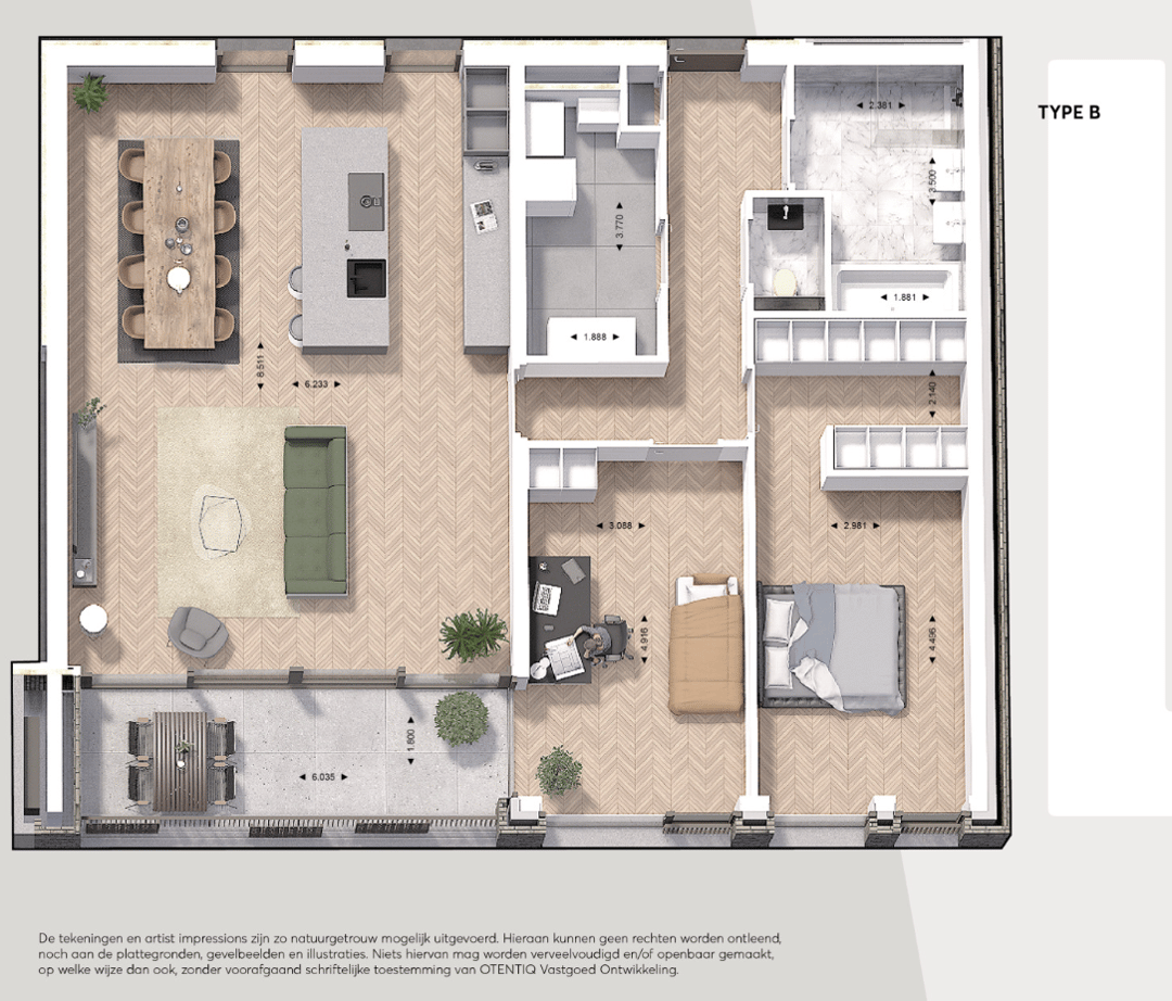 Photo 8 of Appartement type B (Bouwnr. 6)