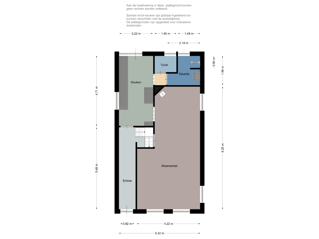 Bekijk plattegrond van Begane grond van Lesje 3