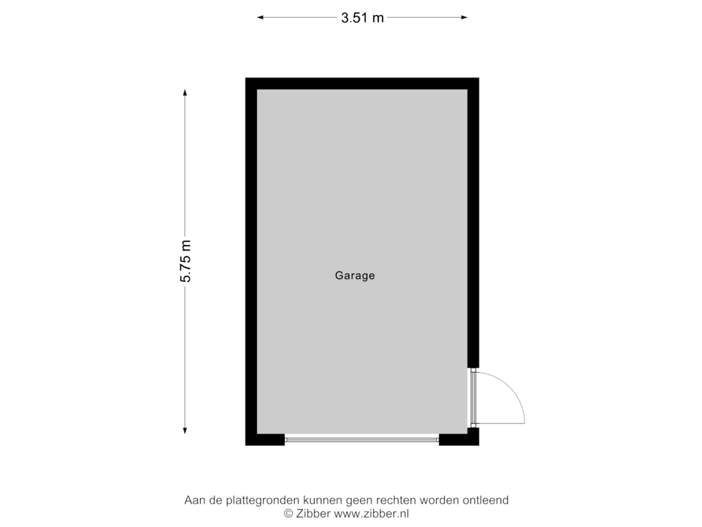 Bekijk plattegrond van Garage van Monseigneur Geurtsstraat 35