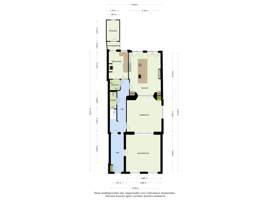 Bekijk plattegrond van Begane grond van Waterpoort 3