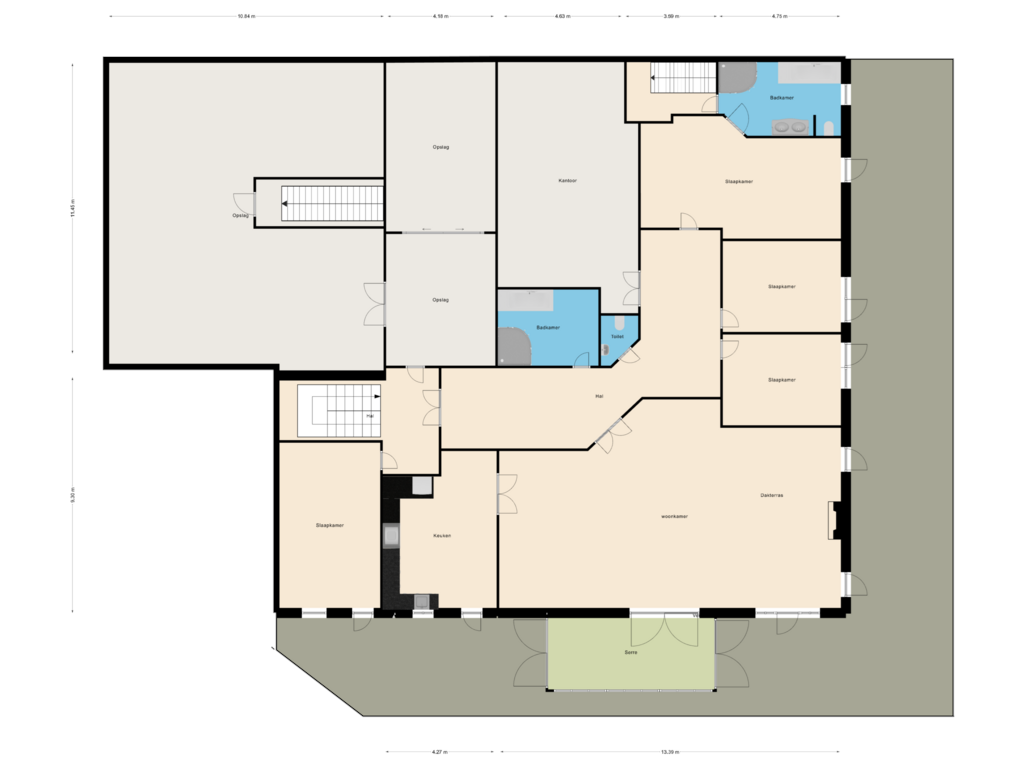 Bekijk plattegrond van 1e Verdieping van Castricummer Werf 16