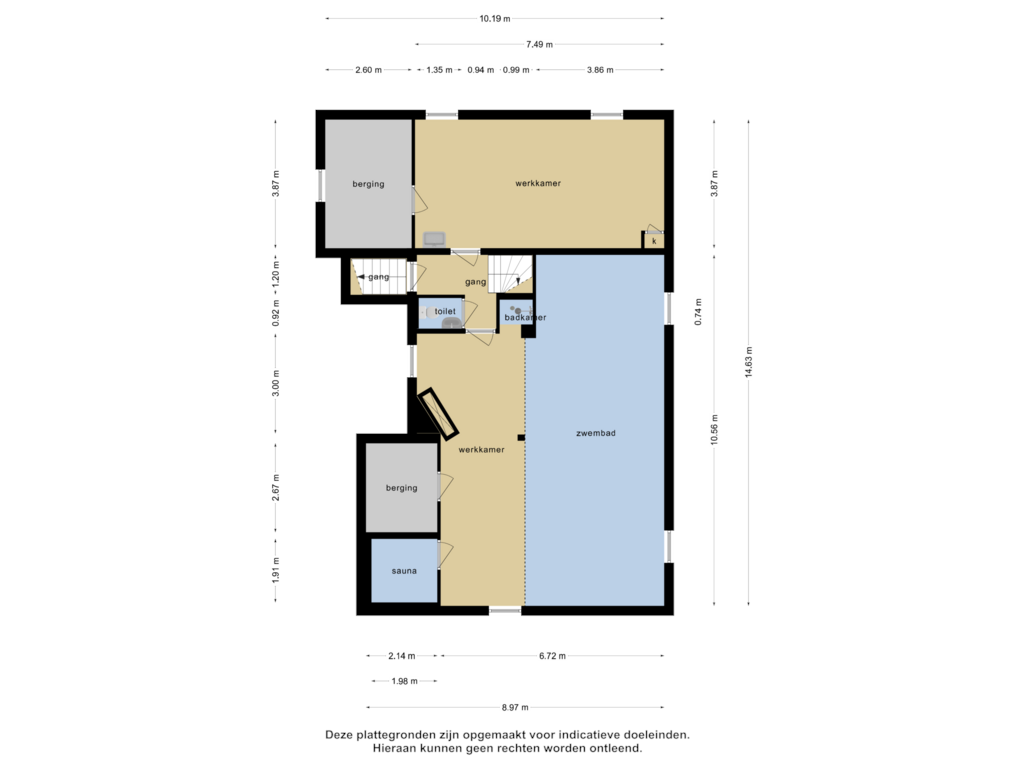 Bekijk plattegrond van Souterrain van Boxmeerseweg 23