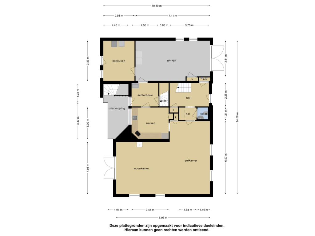 Bekijk plattegrond van Begane grond van Boxmeerseweg 23