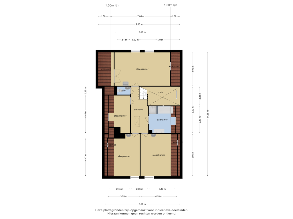 Bekijk plattegrond van 1e verdieping van Boxmeerseweg 23