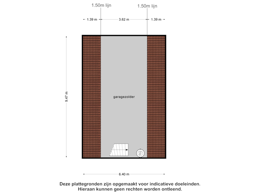 Bekijk plattegrond van Garage - 1e van Boxmeerseweg 23