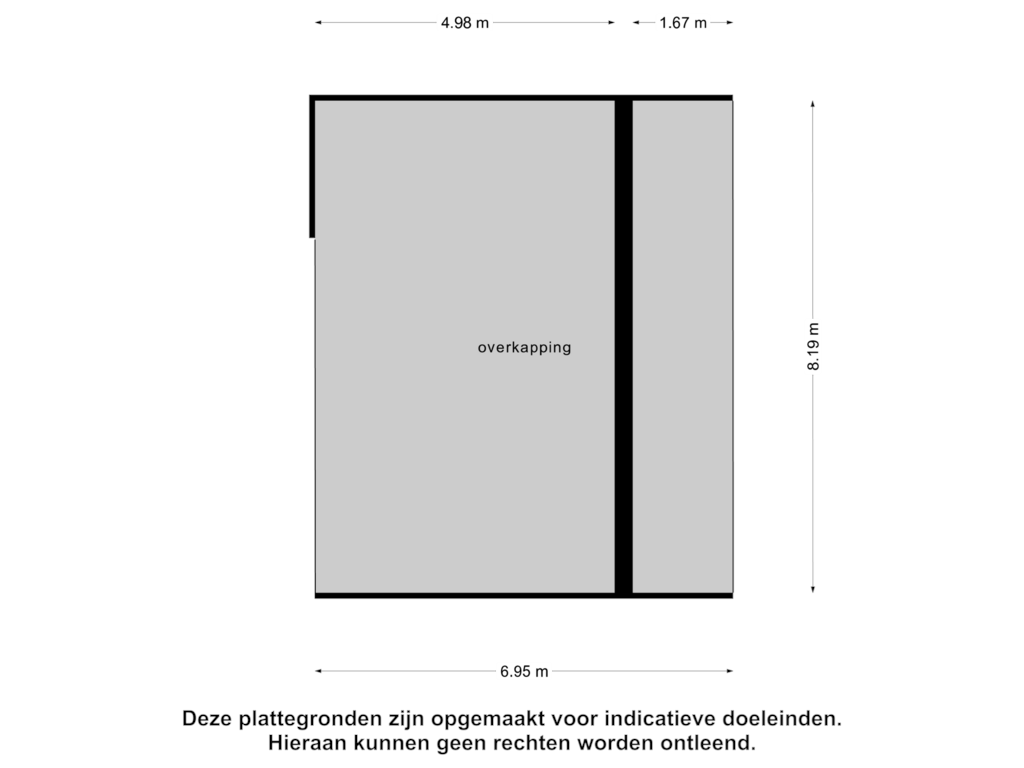 Bekijk plattegrond van Overkapping 1 van Boxmeerseweg 23