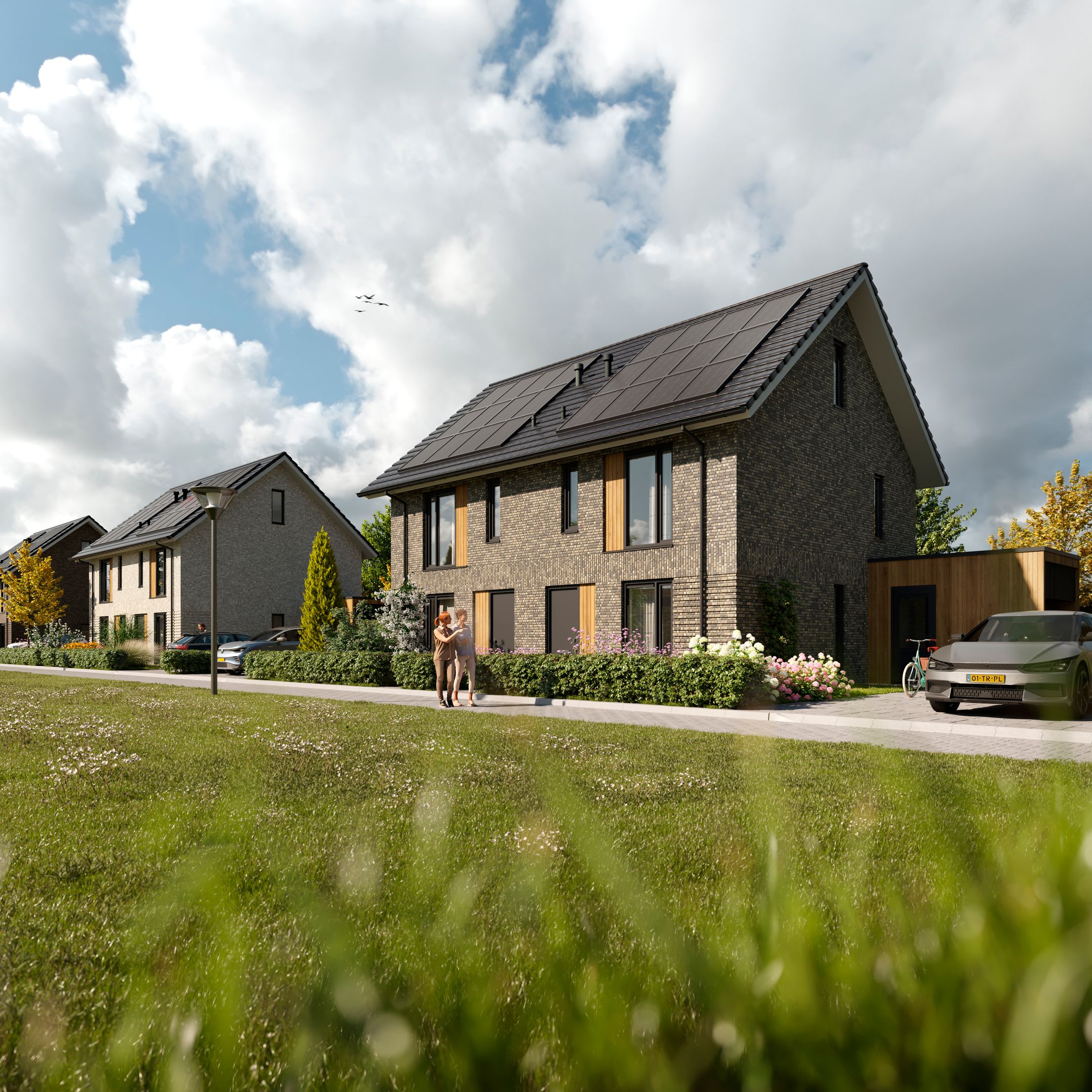 Twee-onder-één kapwoning (Bouwnr. 46), Raalte, 8102MH, Overijssel, Nederland  