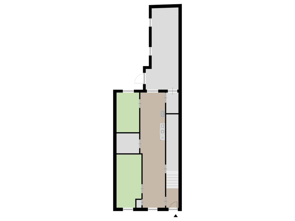 Bekijk plattegrond van Begane Grond van Friesestraatweg 400