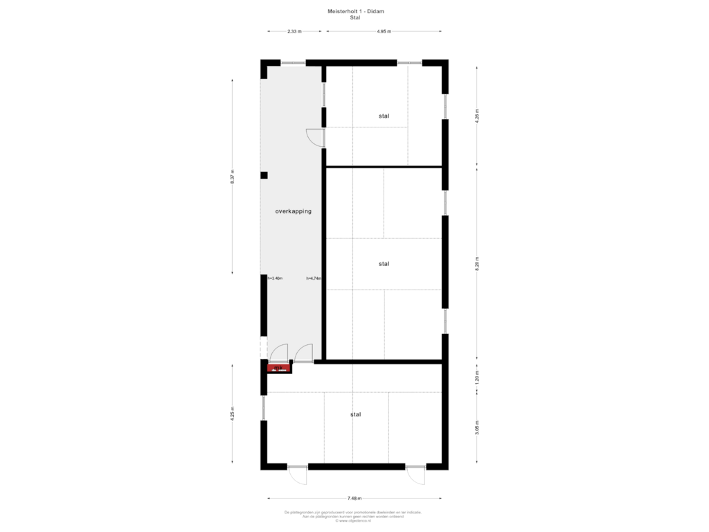 View floorplan of STAL of Meisterholt 1