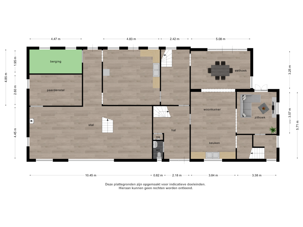 Bekijk plattegrond van Begane grond van Frederik Barbarossaweg 2