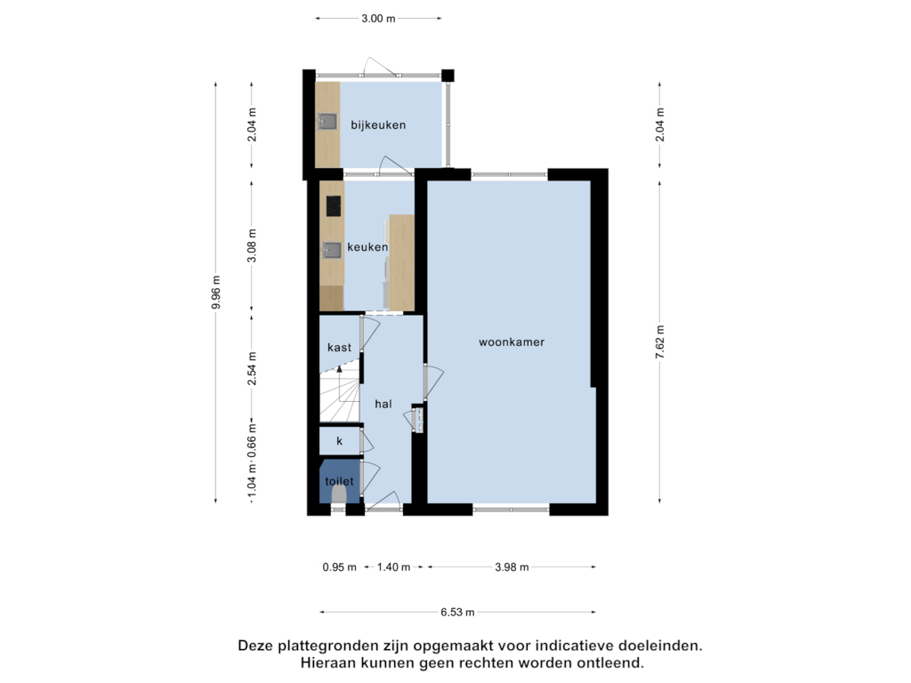 Bekijk plattegrond van Begane grond van Noordwal 27