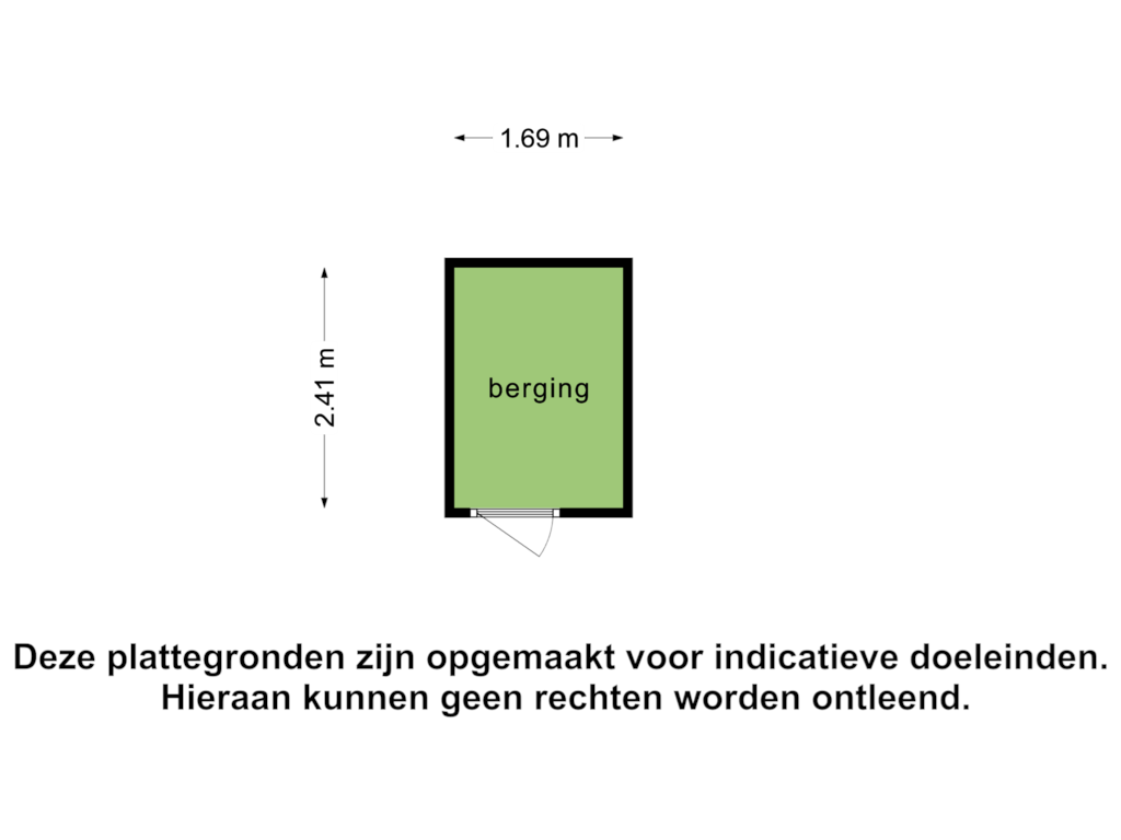 Bekijk plattegrond van Berging van Noordwal 27