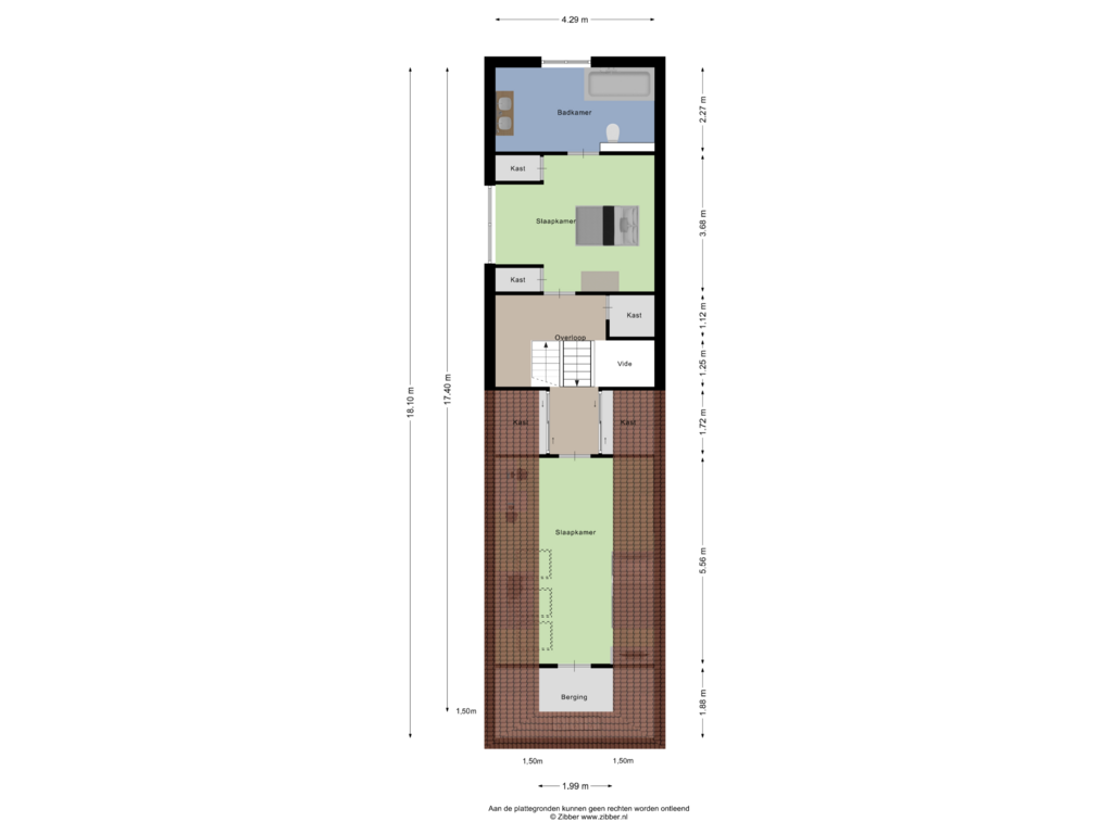 Bekijk plattegrond van Zolder van Luikerweg 84