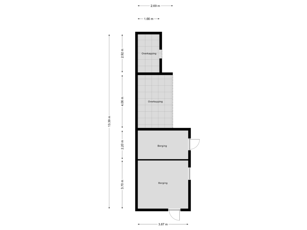 Bekijk plattegrond van Berging van Schoolstraat 26