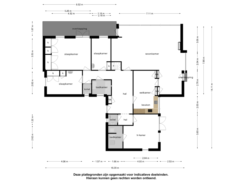 Bekijk plattegrond van Begane grond van Duinenburg 8