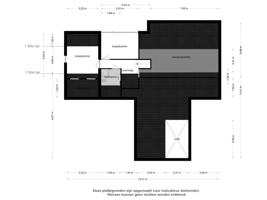 Bekijk plattegrond van 1e Verdieping van Duinenburg 8