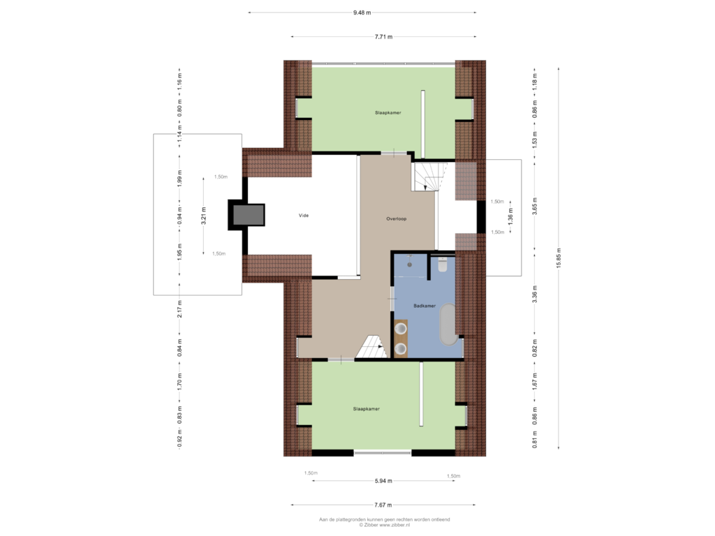 View floorplan of Eerste verdieping of Anholt 40