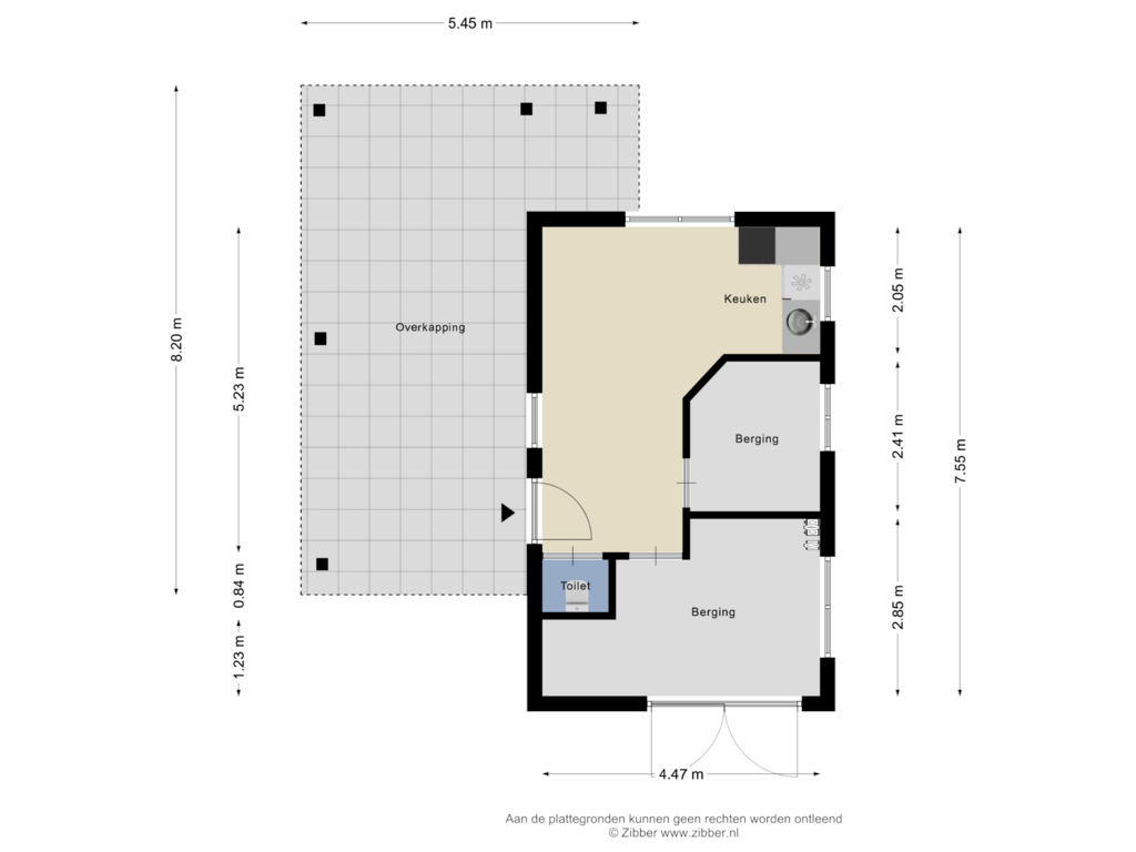 View floorplan of Gastenverblijf of Anholt 40