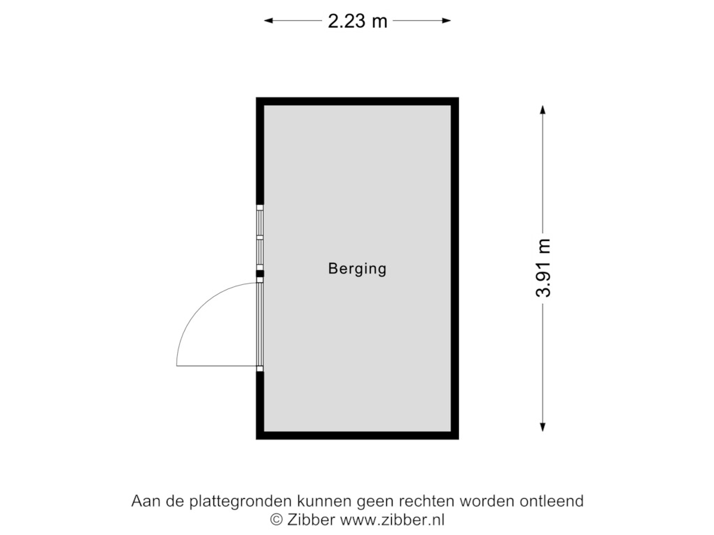 View floorplan of Berging of Anholt 40