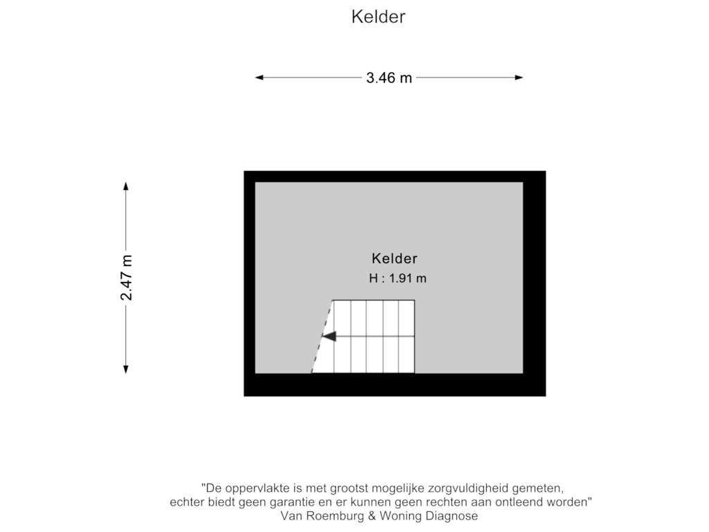 View floorplan of Kelder of Buntwal 9-B