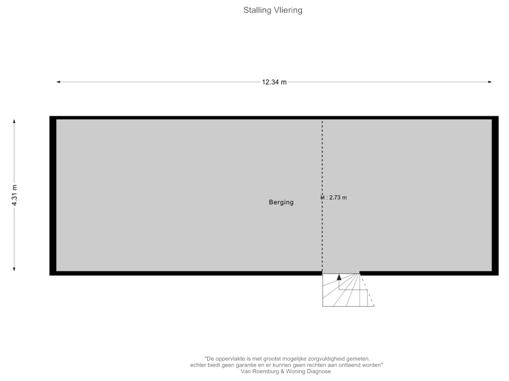 View floorplan of Stalling Vliering of Buntwal 9-B