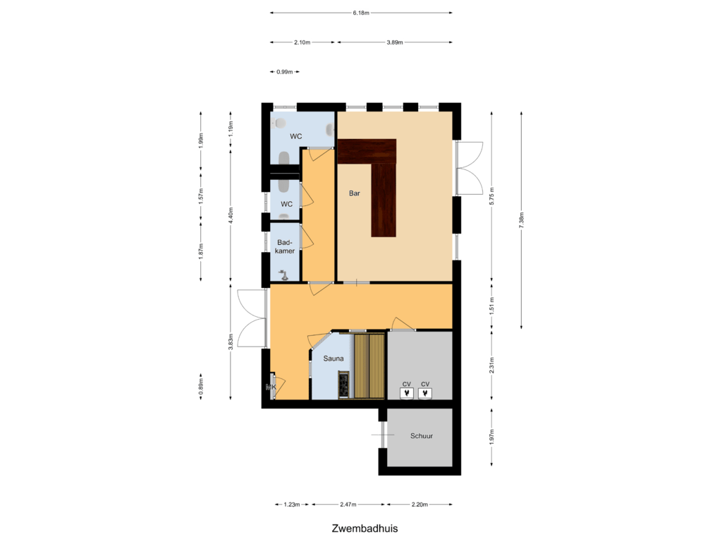 Zwembadhuis