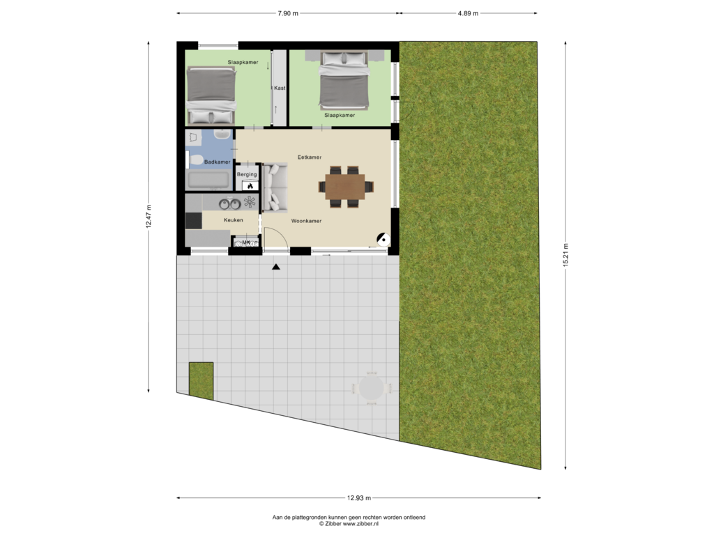 View floorplan of Begane Grond- Tuin of Duinschooten 12-232