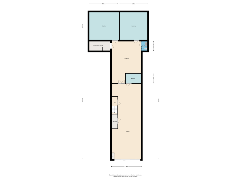 View floorplan of Begane Grond of Generaal Cronjéstraat 111-RD