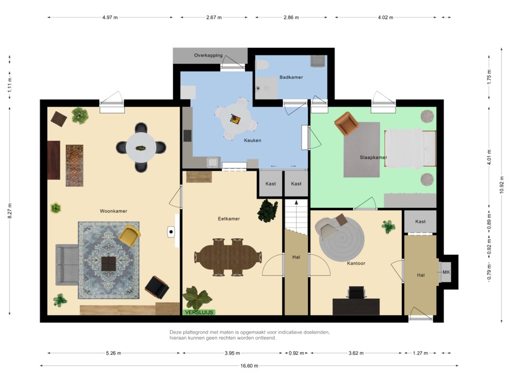 Bekijk plattegrond van First floor van St. Pieterstraat 5