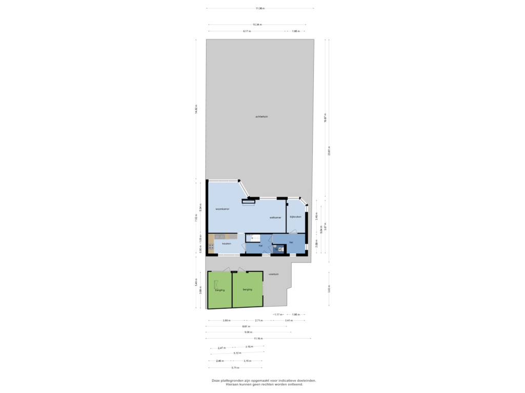 View floorplan of Begane grond of Garnalenweg 1