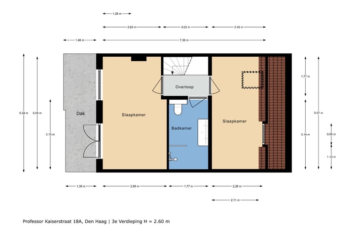 Bekijk foto 41 van Professor Kaiserstraat 18-A