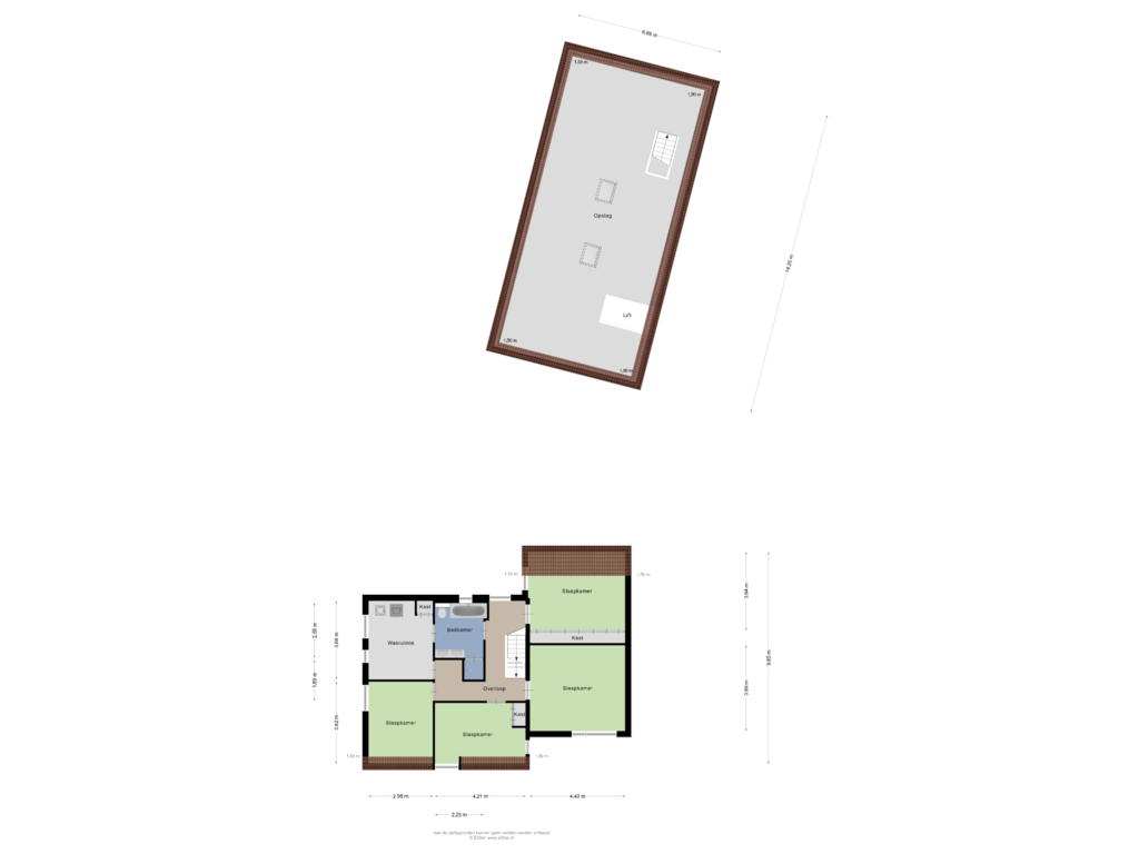 View floorplan of Eerste Verdieping of Dorpsstraat 113