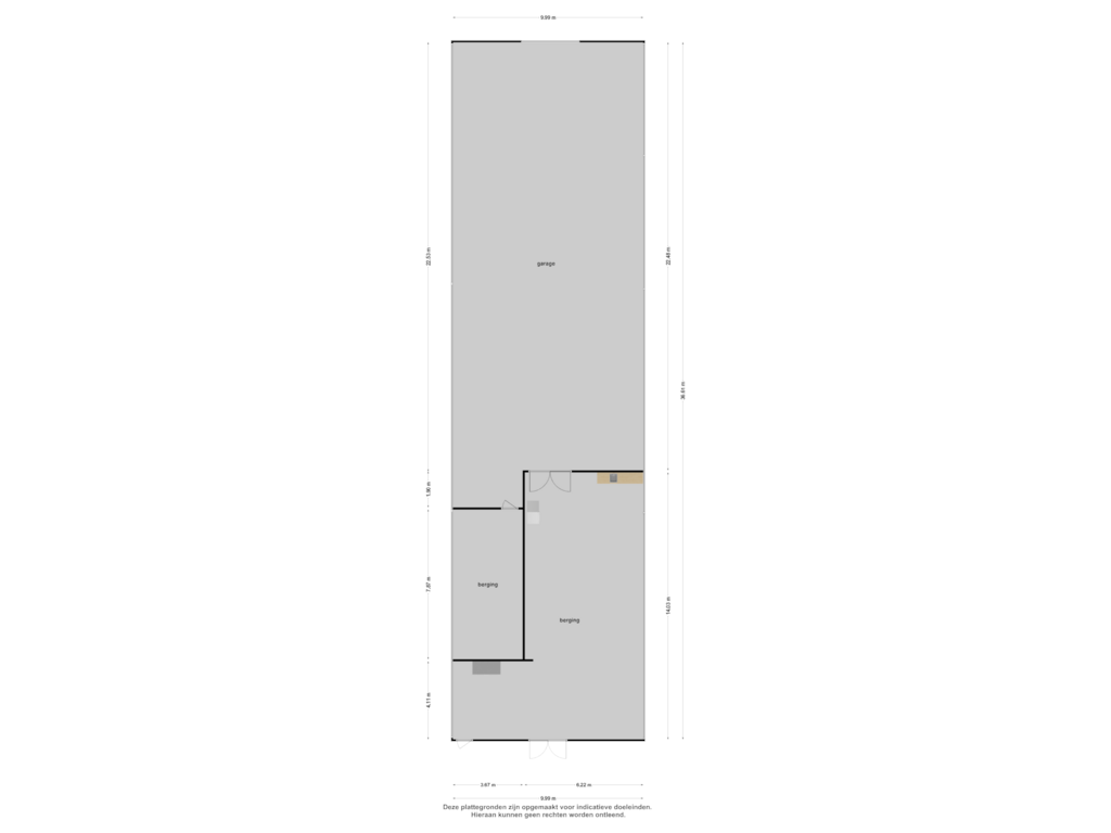 Bekijk plattegrond van Berging  2 van Vennewatersweg 14