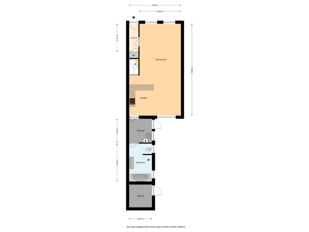 Bekijk plattegrond van Begane Grond van Boulevard 7