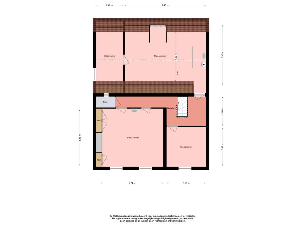 Bekijk plattegrond van Floor 1 van Schoolstraat 24