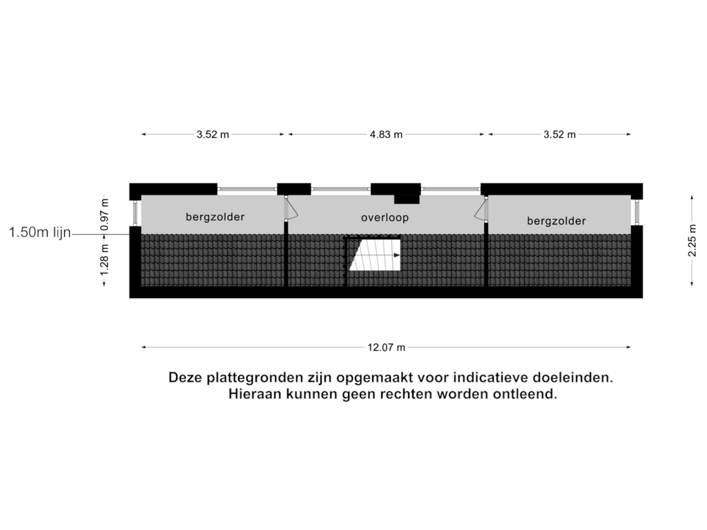 Bekijk plattegrond van 1e verdieping van Van der Duyn van Maasdamlaan 2