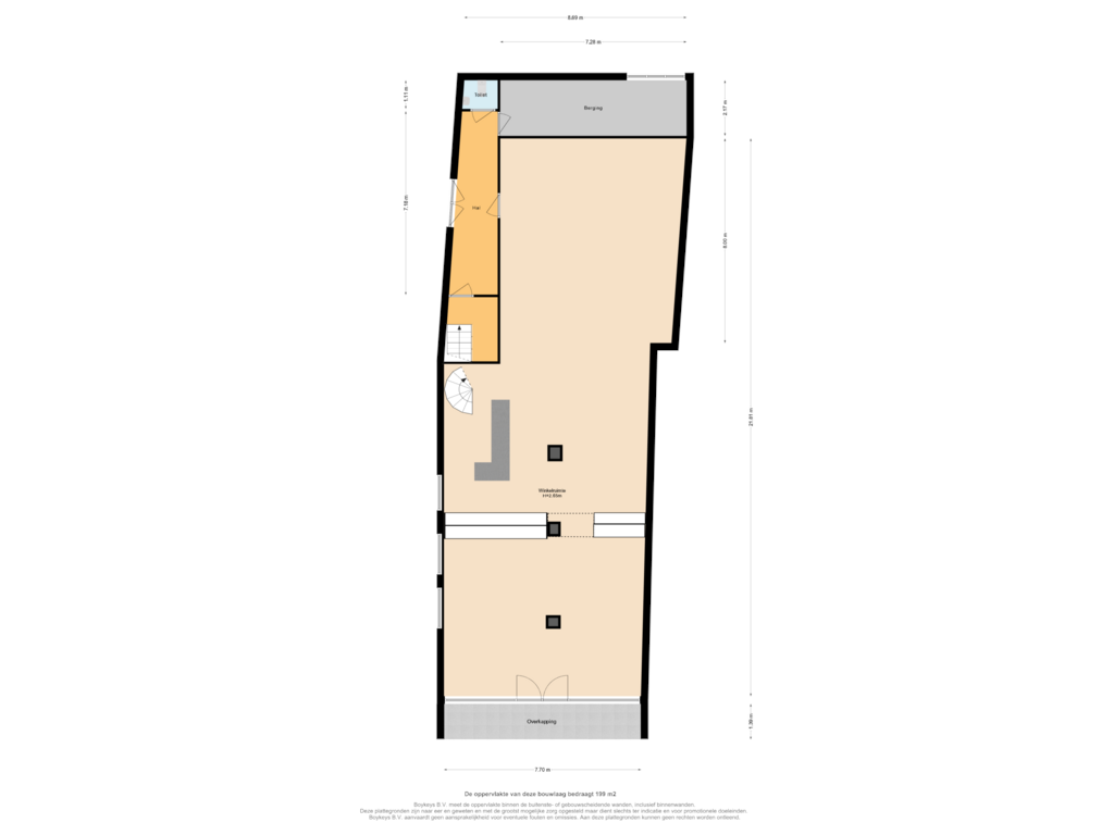 Bekijk plattegrond van Begane Grond van Noordhaven 46-48