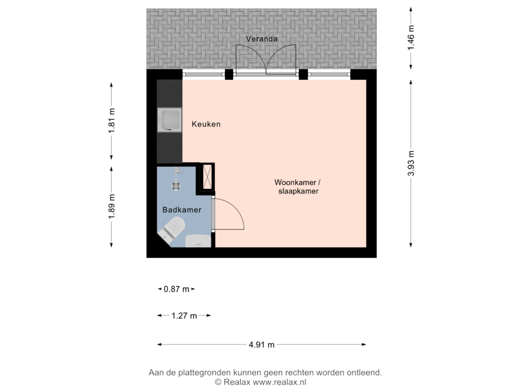 Bekijk plattegrond van Bijgebouw van Dorpsstraat 85