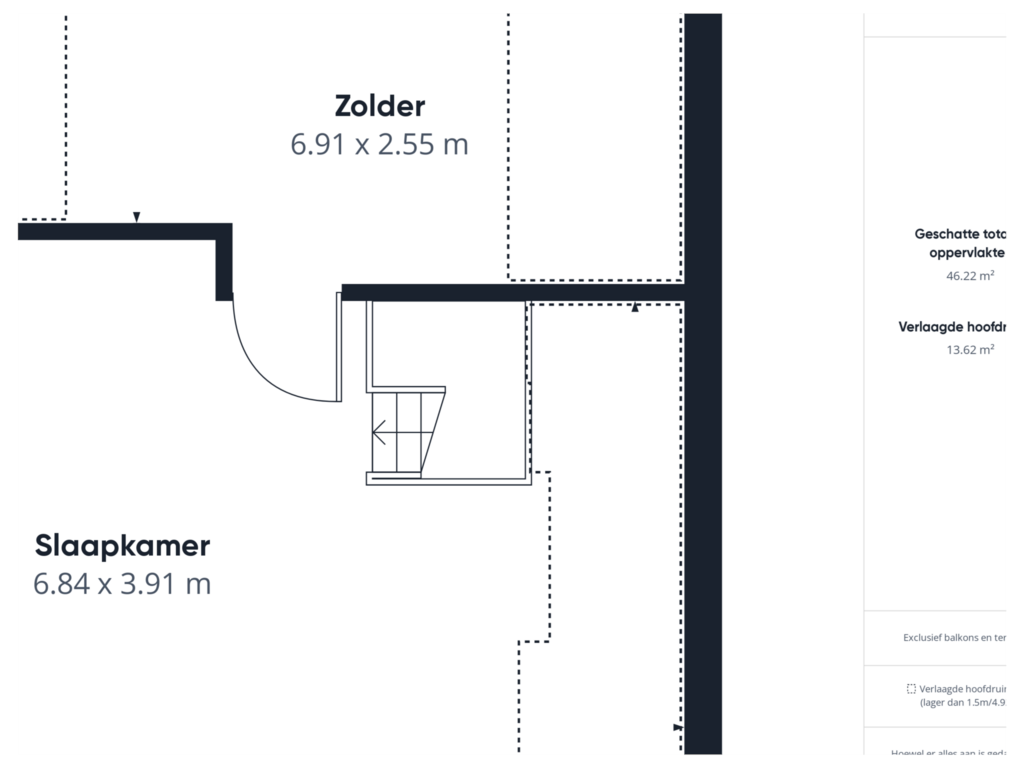 Bekijk plattegrond van 2e Verdieping van Hulsterloostraat 129