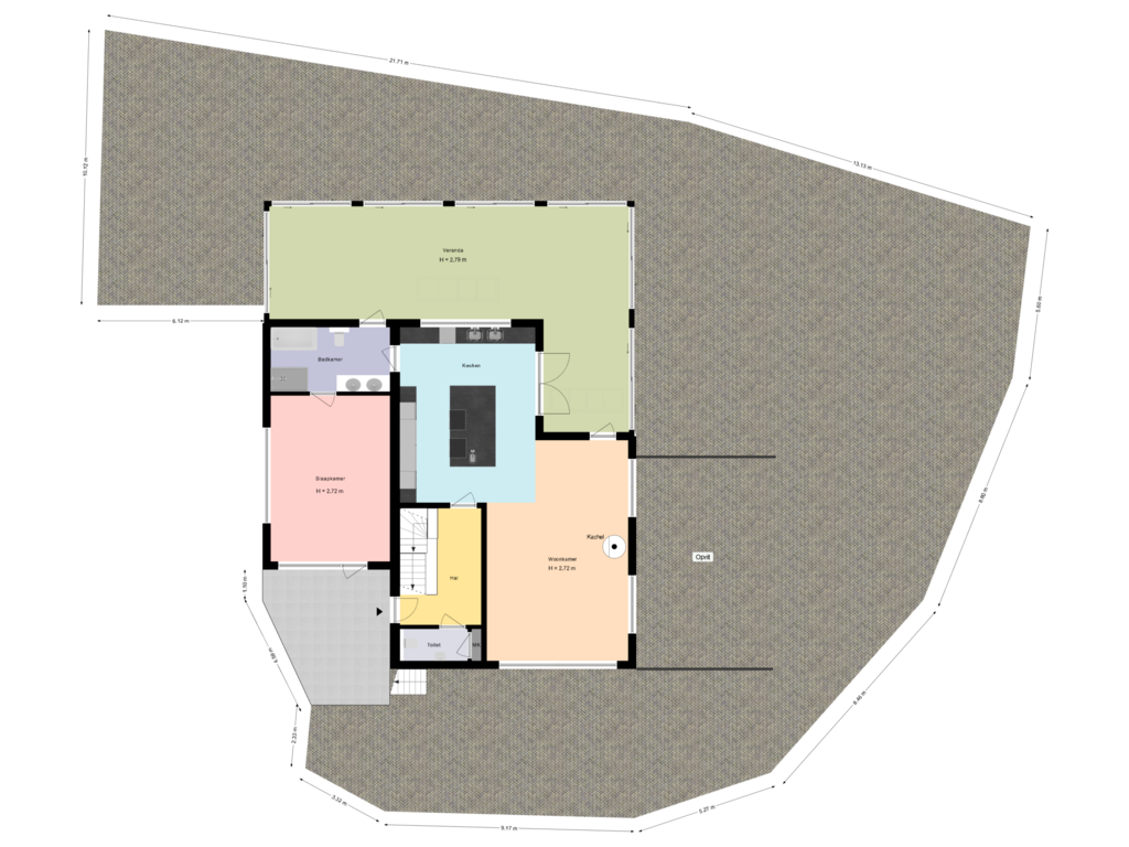 Bekijk plattegrond van Perceel van Beukenhof 12