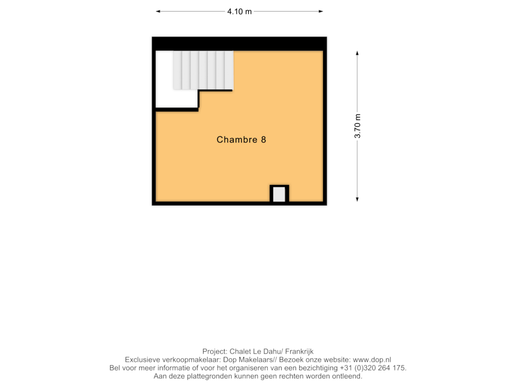 Bekijk plattegrond van 3e verdieping van Chalet Le Dahu