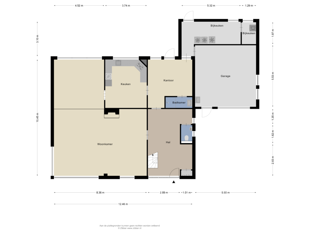 Bekijk plattegrond van Begane grond van Meestoof 35