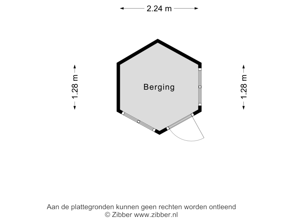 Bekijk plattegrond van Berging van Meestoof 35