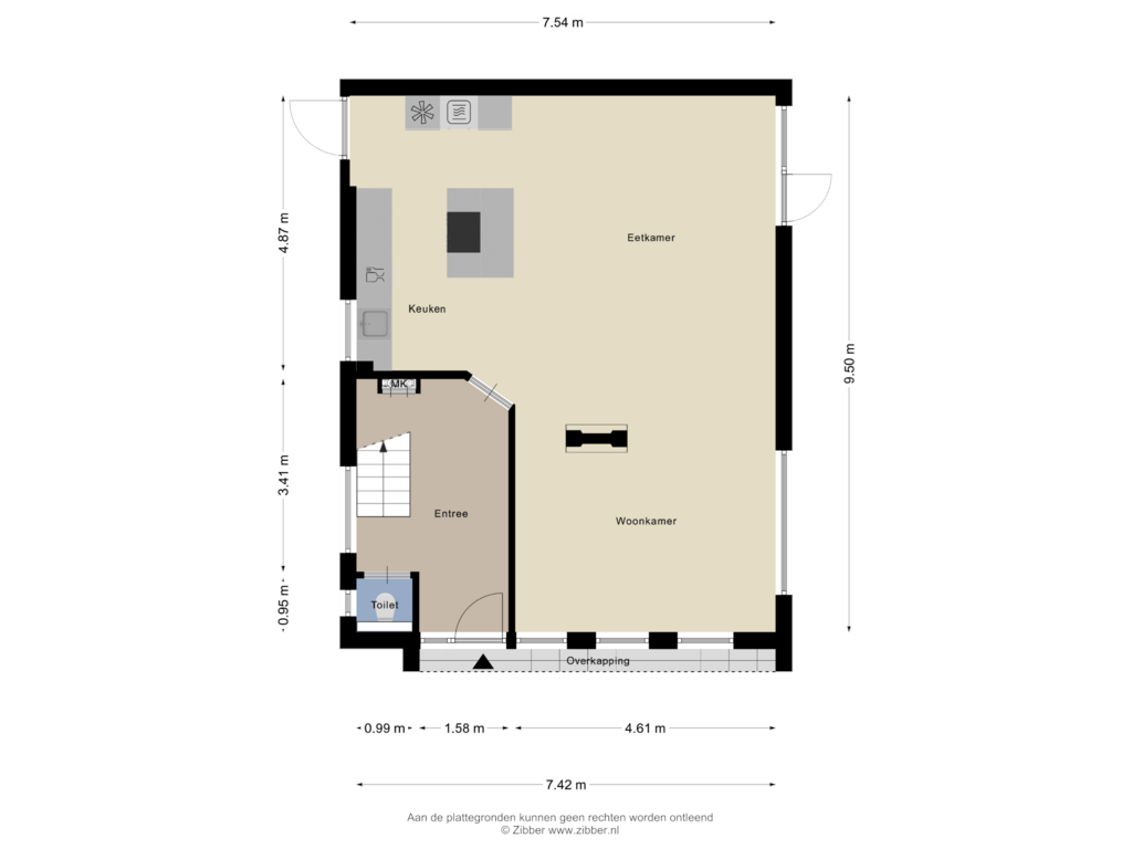 Bekijk plattegrond van Begane Grond van Maire Hofstedelaan 32